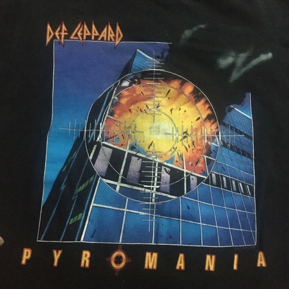 Def Leppard T shirt Pyromania S - Picture 3 of 9